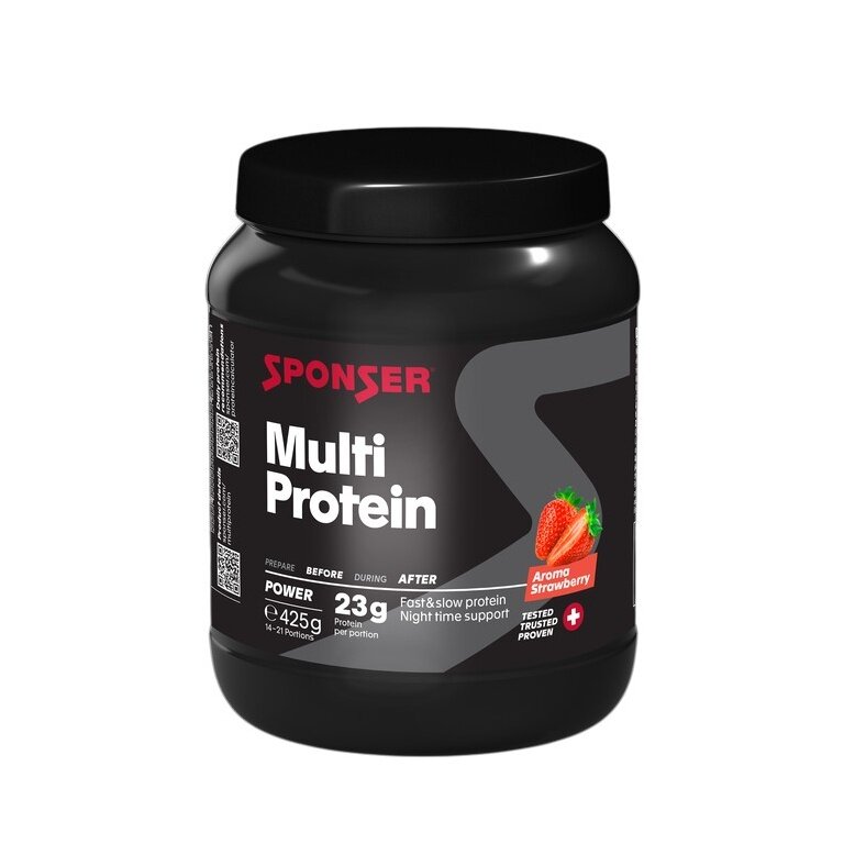 Sponser Power Multi Protein CFF (Białko wieloskładnikowe) Truskawka 425g Puszka