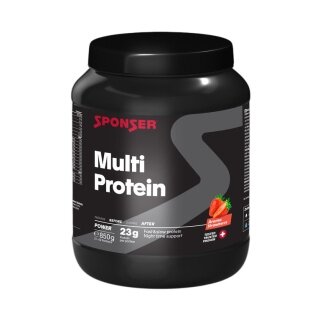 Sponser Power Multi Protein CFF (Białko wieloskładnikowe) Truskawka 850g Puszka