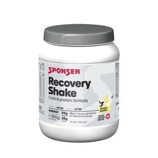 Sponser Recovery Shake (All in One - Węglowodanowo-Białkowy Shake Regeneracyjny) Wanilia 900g Puszka