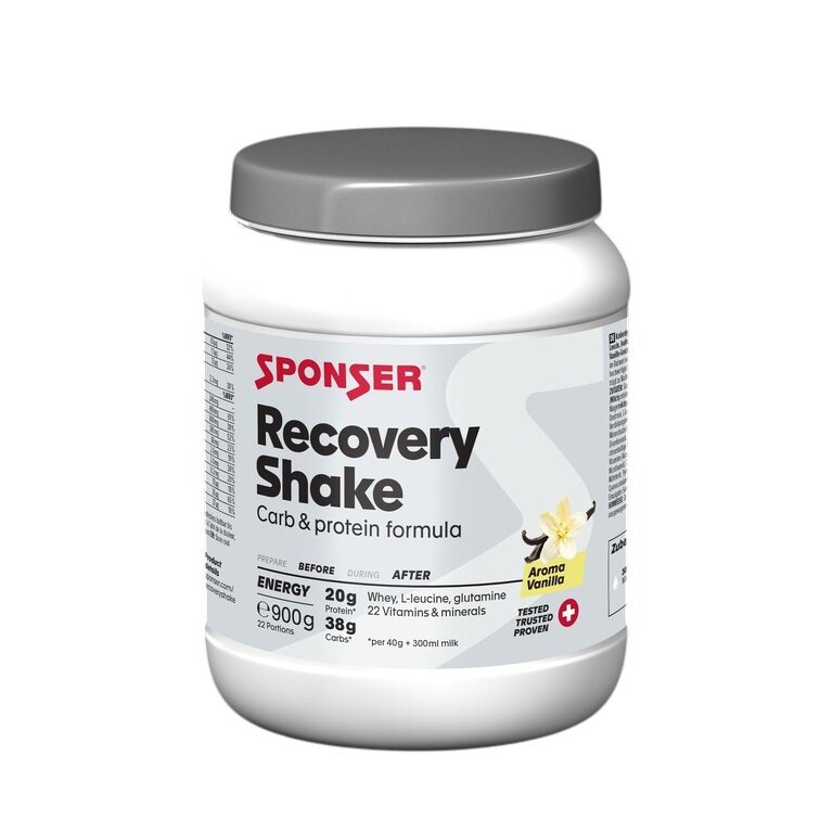 Sponser Recovery Shake (All in One - Węglowodanowo-Białkowy Shake Regeneracyjny) Wanilia 900g Puszka