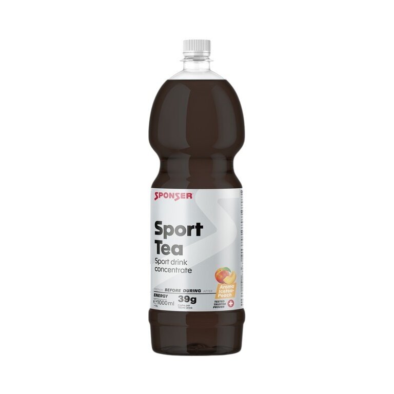 Sponser Sport Tea (koncentrat do hipotonicznego napoju sportowego z elektrolitami) brzoskwinia 1 litr butelka
