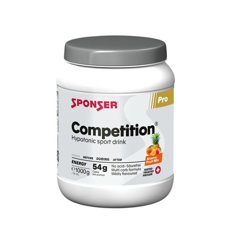 Sponser Napój sportowy Energy Competition (bezkwasowy, hipotonik) Mix owocowy 1000g puszka