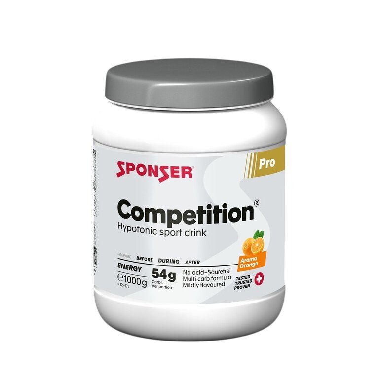 Sponser Napój sportowy Energy Competition (bezkwasowy, hipotonowy) Pomarańczowy 1000g puszka