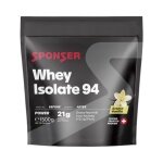 Sponser Whey Isolate 94 Proszek białkowy (czyste izolaty białka serwatkowego CFM, maks. zawartość białka, bez laktozy) Wanilia 1500g worek stojący