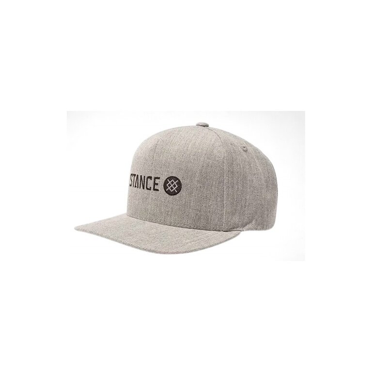 Czapka snapback Stance Basecap Icon Wool szara - 1 sztuka