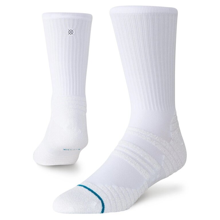 Skarpety sportowe Stance Crew Fusion Grip białe - 1 para