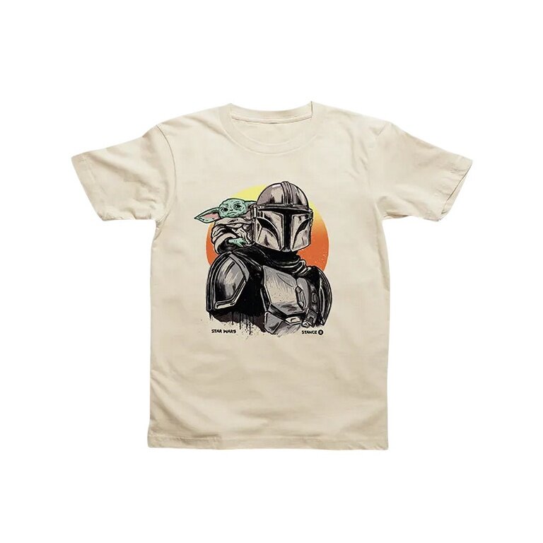 T-shirt Freizeit Stance Mando (100% bawełna) vintage biały męski