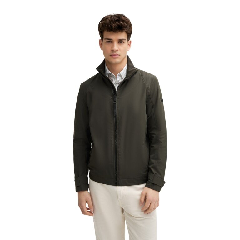 STRELLSON Kurtka przeciwdeszczowa Lucca (wiatr- i wodoodporna) oliwkowa męska