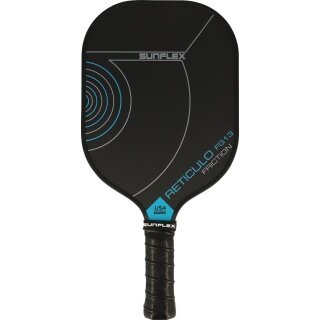 Sunflex Pickleball Rakieta Reticulo FG13 Friction czarny/niebieski