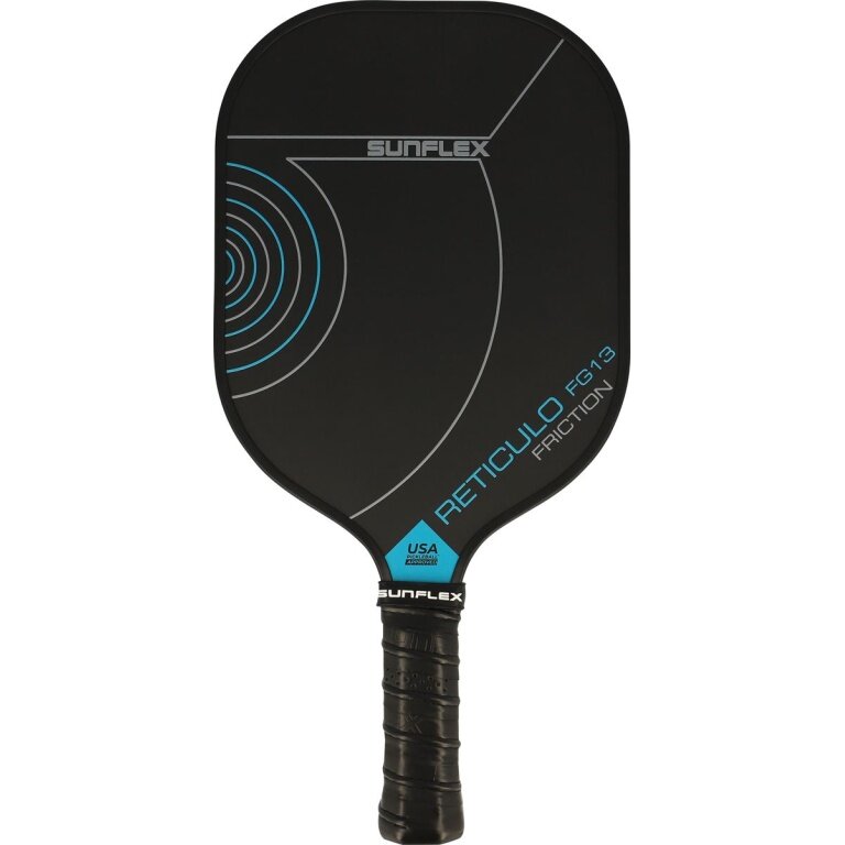 Sunflex Pickleball Rakieta Reticulo FG13 Friction czarny/niebieski