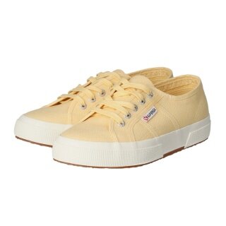 Superga Sneaker Cotu Classic 2750 żółty/biały/brązowy Damski