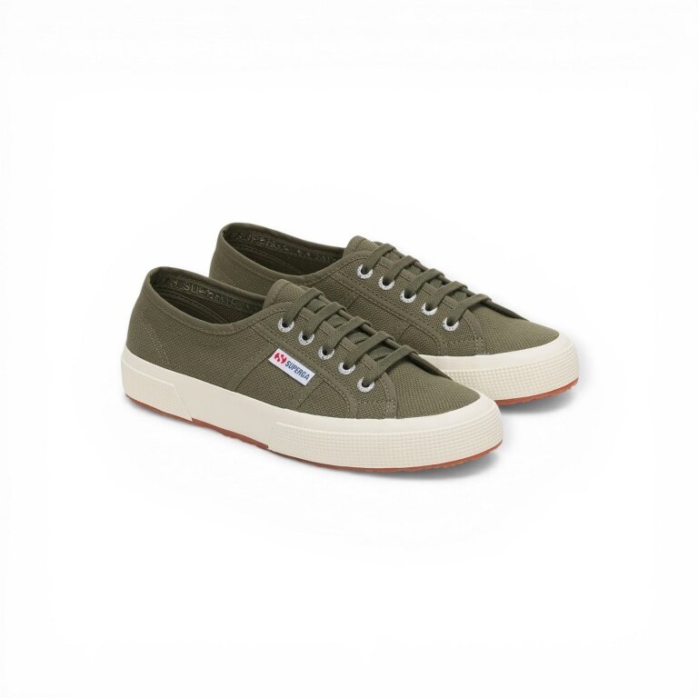 Superga Sneaker Cotu Classic 2750 F-Avorio zielony damski