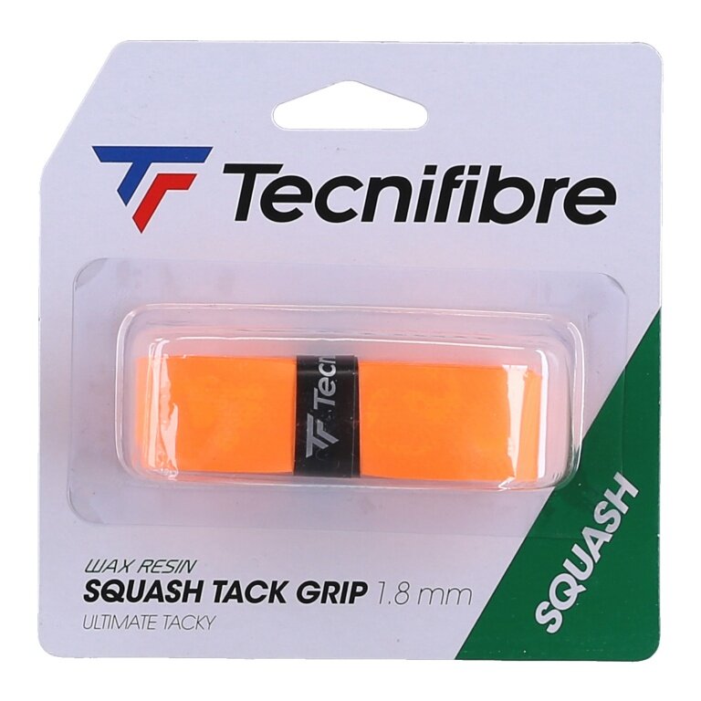 Tecnifibre Squash Tacky Grip Basisband (klejący uchwyt z wosku i żywicy) pomarańczowy - 1 sztuka