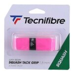 Tecnifibre Squash Tacky Grip Basisband (klejący uchwyt z woskiem) różowy - 1 sztuka