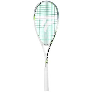 Tecnifibre rakieta do squasha Slash 130g/zrównoważona biała - naciągnięta -