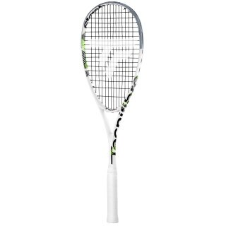 Tecnifibre rakieta do squasha Slash 135g/zrównoważona biała - naciągnięta -
