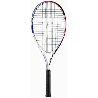 Tecnifibre dziecięca rakieta tenisowa T-Fight Club 25in/235g (9-12 lat) biała - naciągnięta -