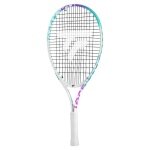 Tecnifibre dziecięca rakieta tenisowa Tempo Iga 23in/200g (6-9 lat) 2025 biała/fioletowa - naciągnięta -
