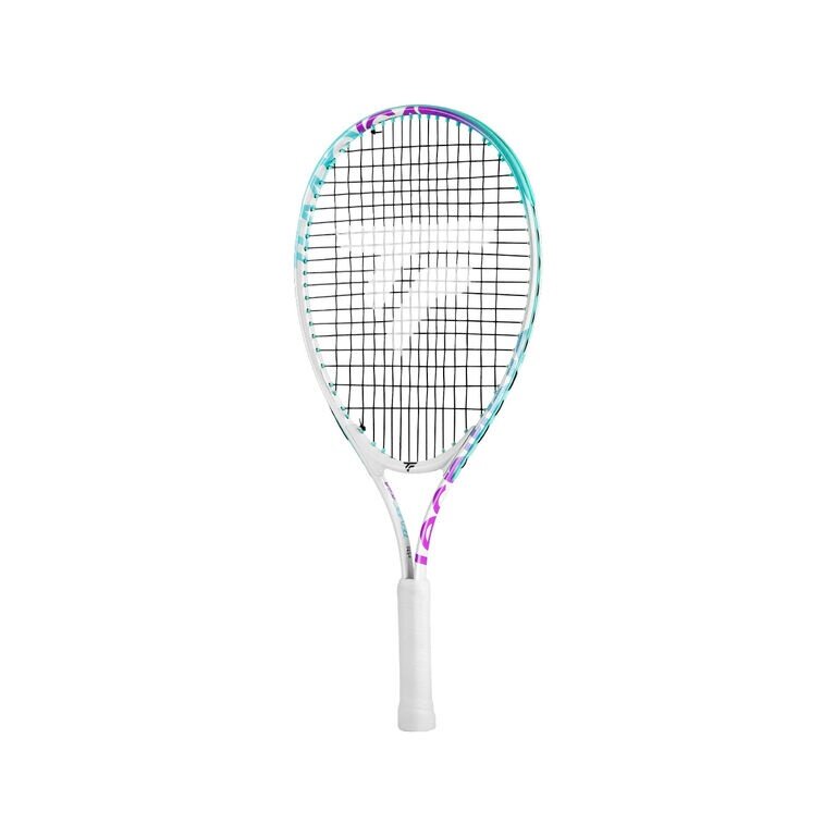 Tecnifibre dziecięca rakieta tenisowa Tempo Iga 23in/200g (6-9 lat) 2025 biała/fioletowa - naciągnięta -