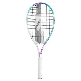Tecnifibre dziecięca rakieta tenisowa Tempo Iga 25in/235g (9-12 lat) 2025 biała/fioletowa - naciągnięta -