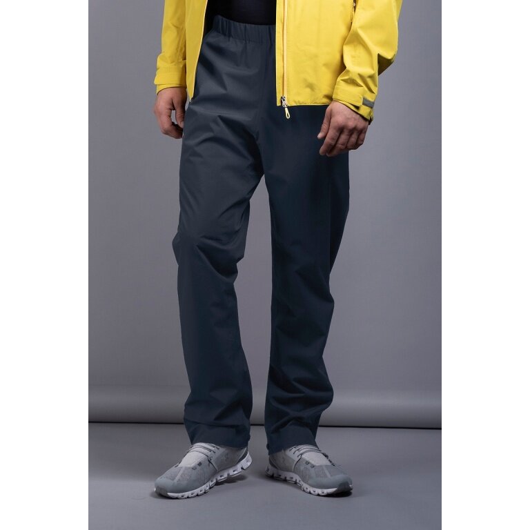 Tatonka Spodnie przeciwdeszczowe Hempton (materiał 2.5-warstwowy, bez PFC) granatowe męskie