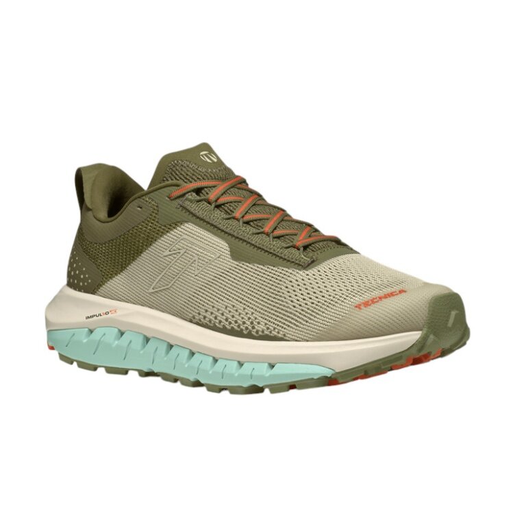 Tecnica Trail buty biegowe Pyrox Hybrid MS (oddychające) 2025 ciemnozielone męskie