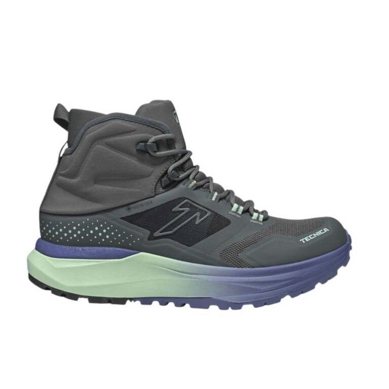 Tecnica buty trekkingowe Agate S MID GTX (wodoodporne, syntetyczne, Speed-Hiking) czarne/fioletowe damskie