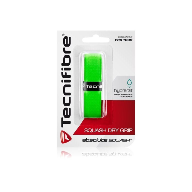 Tecnifibre Squash Dry Grip Taśma podstawowa zielona - 1 sztuka