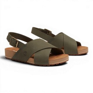 Sandały Timberland Malibu Waves Basic Backstrap ciemnozielone damskie