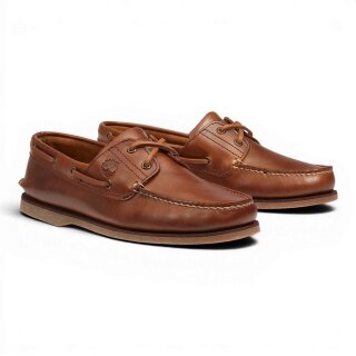 Buty żeglarskie Timberland Classic 2-Eye Boat (skóra premium) sahara brązowe męskie