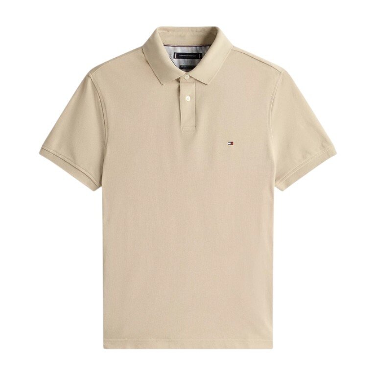 Polo sportowe Tommy Hilfiger 1985 Regular Fit Pique (bawełna) piasek/beż mężczyźni