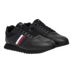 Sneakers Tommy Hilfiger New Runner Eva LTH Stripes - czarne męskie