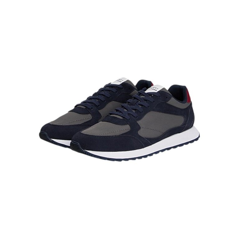 Sneakers Tommy Hilfiger New Runner Eva Mix (zamsz) granatowe męskie