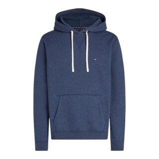 Tommy Hilfiger Bluza z kapturem Essential Seasonal Fleece (mieszanka bawełny) granatowa męska
