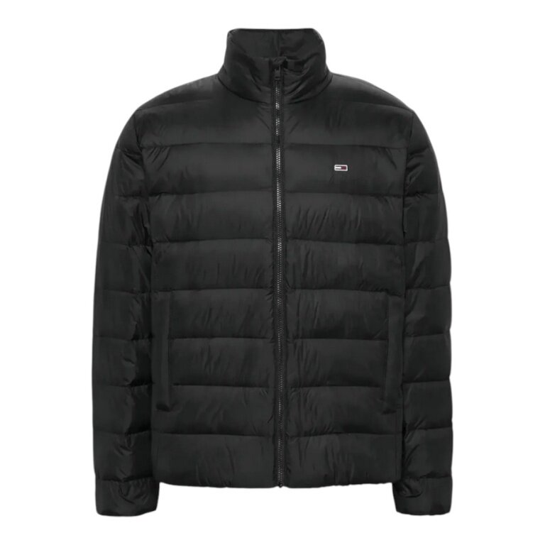 Tommy Jeans zimowa kurtka puchowa LT Down Jacket EXT (ciepła, wodoodporna) czarna męska