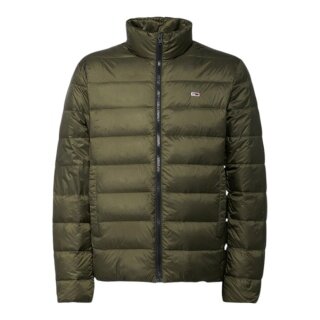 Tommy Jeans Zimowa Kurtka Puchowa LT Down Jacket EXT (ciepła, wodoodporna) zielona Męska