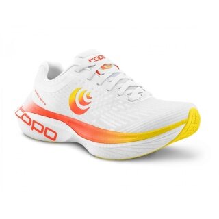 Buty biegowe Topo Specter 2 (amortyzacja) białe/zachód słońca męskie