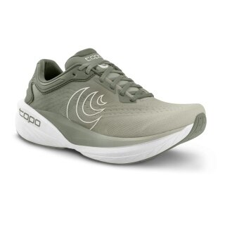 Buty biegowe Topo Phantom 4 (amortyzacja, szersza przestrzeń na palce) khaki/białe męskie
