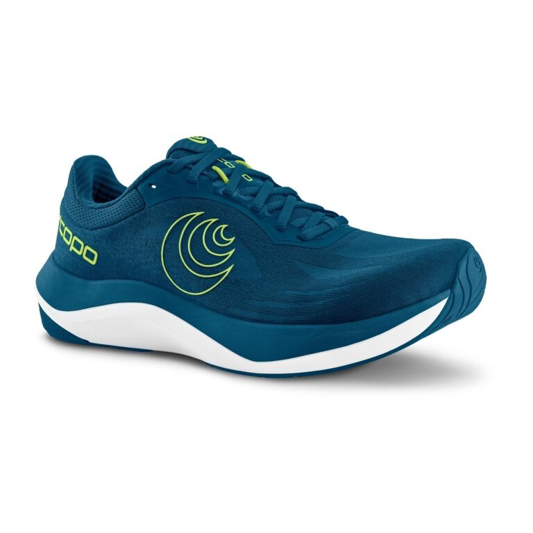 Buty biegowe Topo Ultrafly 6 (amortyzacja) granatowo-limonkowe męskie