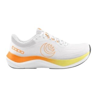 Buty biegowe Topo Ultrafly 6 (amortyzacja) białe/żółte męskie