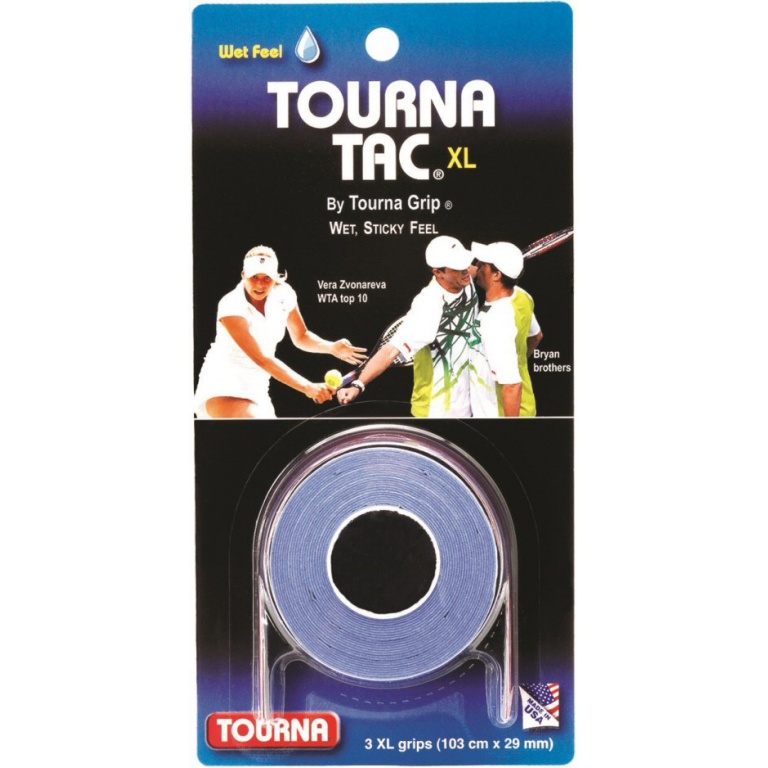 Tourna Overgrip Tac XL 0.55mm niebieski 3 szt.