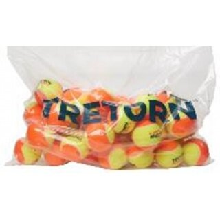 Tretorn Metodyczne piłki Akademia Etap 2 Pomarańczowy żółty/pomarańczowy 36 sztuk w torbie