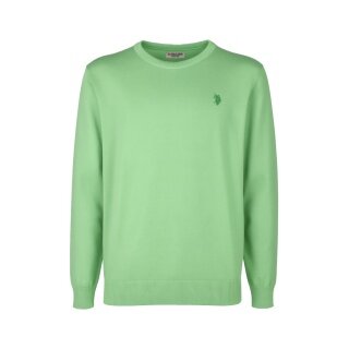 U.S. Polo Assn. Sweter Crewneck US16859 (100% bawełna) szałwiowy męski