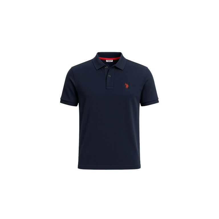 U.S. Polo Assn. Polo rekreacyjne US16147 (bawełna) granatowe męskie