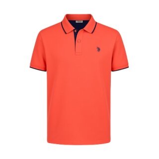 U.S. Polo Assn. Polo casual US16300 (bawełna) koralowy męski