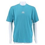 umbro T-shirt rekreacyjne Diamond Small Logo Tee (bawełna) jasnoniebieski/biały męski