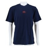 umbro T-shirt rekreacyjne Diamond Small Logo Tee (bawełna) indygo/czerwony męski
