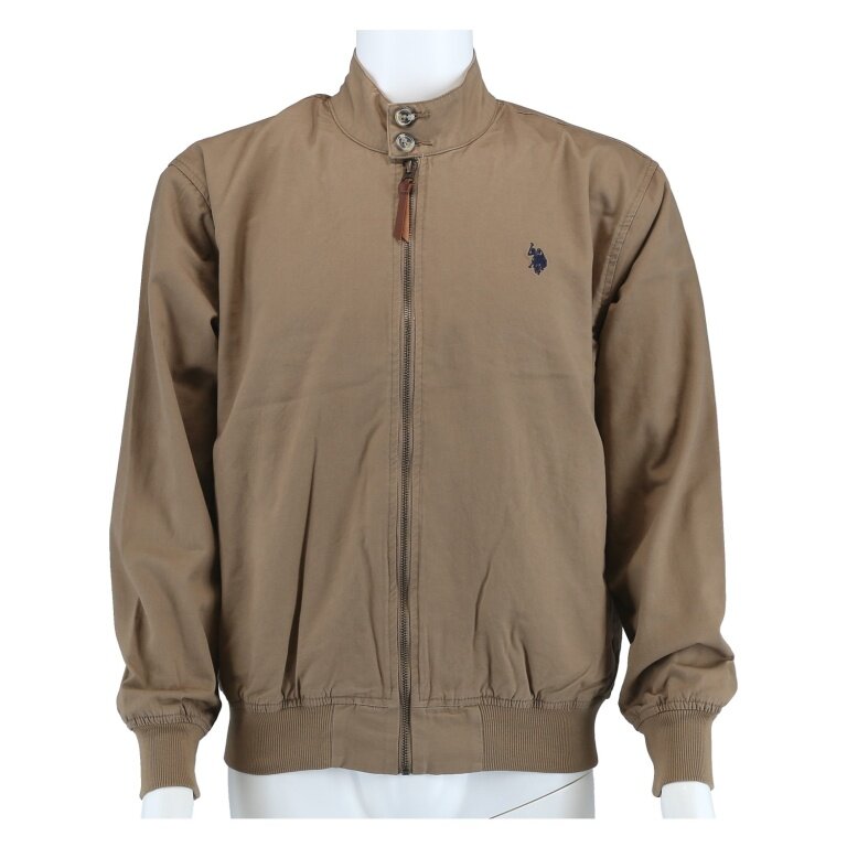 U.S. Polo Assn. Kurtka przejściowa US16835 (bawełna) brązowa męska