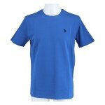 U.S. Polo Assn. T-shirt casual US16025 (bawełna) kobaltowy męski