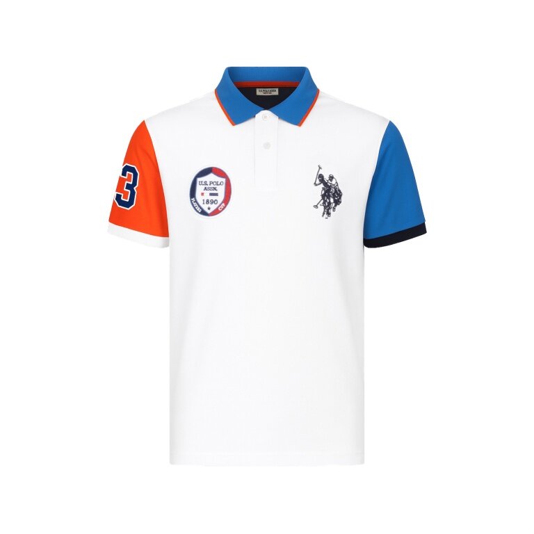 U.S. Polo Assn. Polo na co dzień Multikolor (Bawełna) biały/kolorowy męski